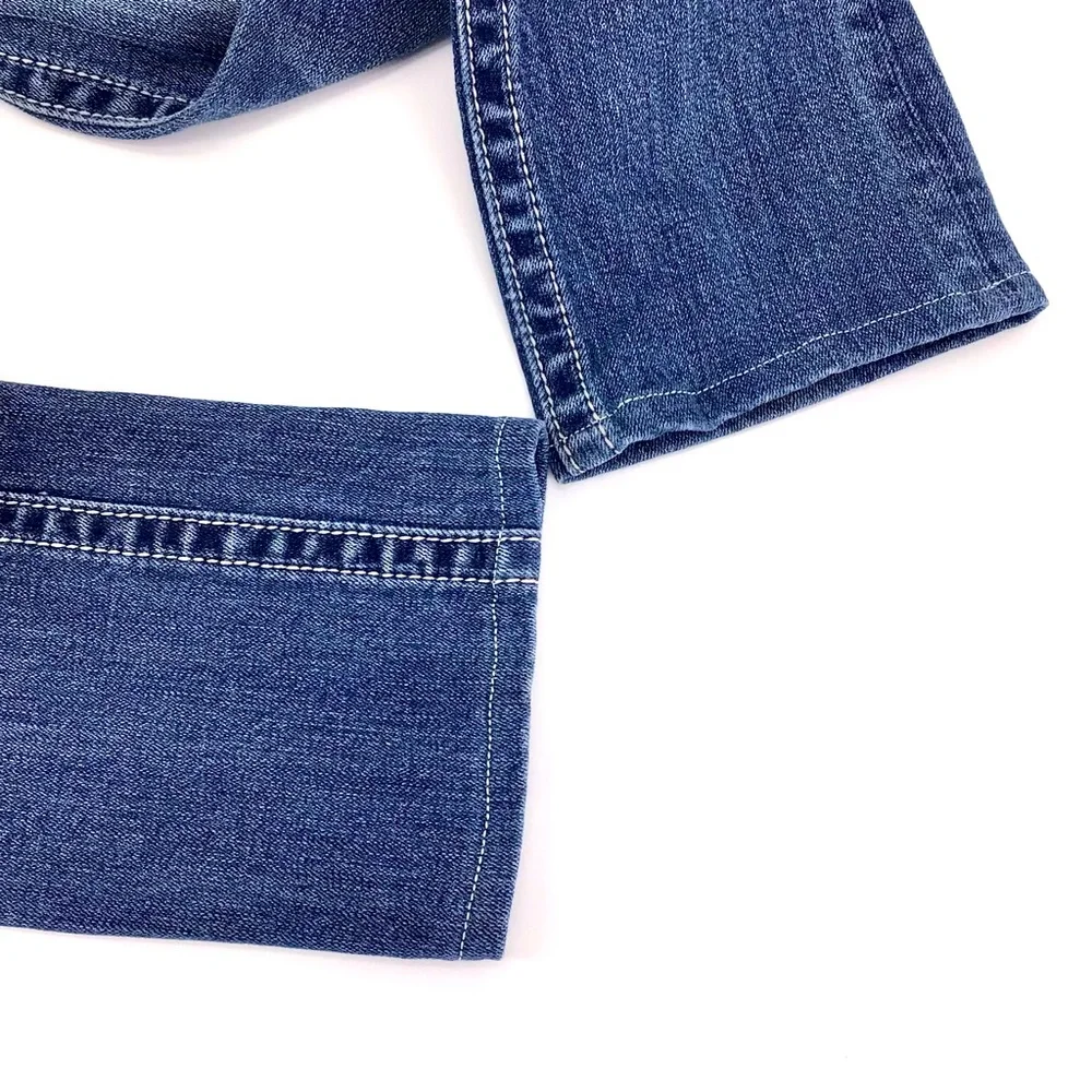 Miss Me Style JE5340T10R Accent Sequin Straight Leg Jeans Sz 26 - Picture 15 of 16
